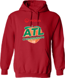 Hoodies - Veolia Atlanta Pickleball Championships 2026 (Red Text Peach Logo)