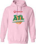 Hoodies - Veolia Atlanta Pickleball Championships 2026 (Red Text Peach Logo)