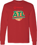 Long Sleeves - Veolia Atlanta Pickleball Championships 2026 (Red Text Peach Logo)