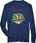 Performance Long Sleeves - Veolia Atlanta Pickleball Championships 2026 (Red Text Peach Logo)