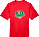 Performance Short Sleeves - Veolia Atlanta Pickleball Championships 2026 (Red Text Peach Logo)