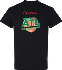 Short Sleeves - Veolia Atlanta Pickleball Championships 2026 (Red Text Peach Logo)