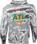 Tie-Dye Hoodies - Veolia Atlanta Pickleball Championships 2026 (Red Text Peach Logo)