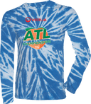 Tie-Dye Long Sleeves - Veolia Atlanta Pickleball Championships 2026 (Red Text Peach Logo)