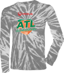 Tie-Dye Long Sleeves - Veolia Atlanta Pickleball Championships 2026 (Red Text Peach Logo)