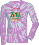 Tie-Dye Long Sleeves - Veolia Atlanta Pickleball Championships 2026 (Red Text Peach Logo)