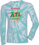Tie-Dye Long Sleeves - Veolia Atlanta Pickleball Championships 2026 (Red Text Peach Logo)
