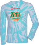 Tie-Dye Long Sleeves - Veolia Atlanta Pickleball Championships 2026 (Red Text Peach Logo)