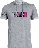 Under Armour Stadium Short Sleeve Hoodie - The Clash 2026 (Vibrant Magenta Stack)