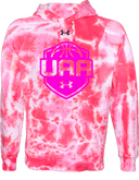 Under Armour Rival Fleece Hoodie Tie-Dye - Boys UAA Session I 2026 (Strong Pink)
