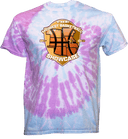 Tie-Dye Short Sleeves - The Midwest Basketball Showcase 2026 - Primary
