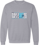Crew Sweatshirt - The Take Off 2026 (Bold Stacked Text)