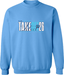 Crew Sweatshirt - The Take Off 2026 (Bold Stacked Text)