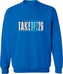 Crew Sweatshirt - The Take Off 2026 (Bold Stacked Text)