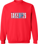 Crew Sweatshirt - The Take Off 2026 (Bold Stacked Text)