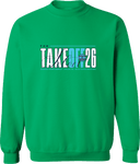 Crew Sweatshirt - The Take Off 2026 (Bold Stacked Text)