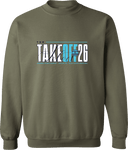 Crew Sweatshirt - The Take Off 2026 (Bold Stacked Text)