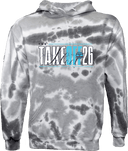 Tie-Dye Hoodies - The Take Off 2026 (Bold Stacked Text)