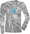 Tie-Dye Long Sleeves - The Take Off 2026 (Bold Stacked Text)