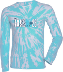 Tie-Dye Long Sleeves - The Take Off 2026 (Bold Stacked Text)
