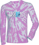 Tie-Dye Long Sleeves - The Take Off 2026 (Bold Stacked Text)