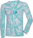 Tie-Dye Long Sleeves - The Take Off 2026 (Bold Stacked Text)