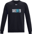 Under Armour Rival Fleece Crew - The Take Off 2026 (Bold Stacked Text)
