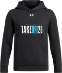 Under Armour Team Icon Fleece Hoodie - The Take Off 2026 (Bold Stacked Text)