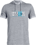 Under Armour Stadium Short Sleeve Hoodie - The Take Off 2026 (Bold Stacked Text)