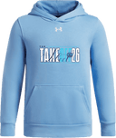 Under Armour Team Icon Fleece Hoodie - The Take Off 2026 (Bold Stacked Text)