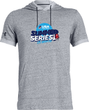 Under Armour Stadium Short Sleeve Hoodie - USA Football Summer Series 2026 (Blue Backdrop)