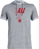 Under Armour Stadium Short Sleeve Hoodie - Zero Gravity - BALLIN