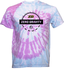 Tie-Dye Short Sleeves - Zero Gravity - circle black