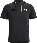 Under Armour Rival Terry Short-sleeve Hoodie - Zero Gravity - circle black