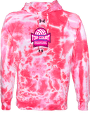 Under Armour Rival Fleece Hoodie Tie-Dye - Top Court - Pacific Northwest Power Series pink
