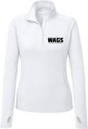 Quarter Zip Hoodies - WAGS Tournament 2026 (Black with outline)