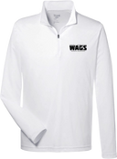 Quarter Zip Hoodies - WAGS Tournament 2026 (Black with outline)