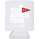 Custom Koozie - Junior Tour - Wordmark White