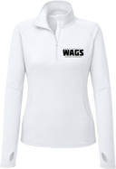 Quarter Zip Hoodies - WAGS Tournament 2026 (Black Wordmark)