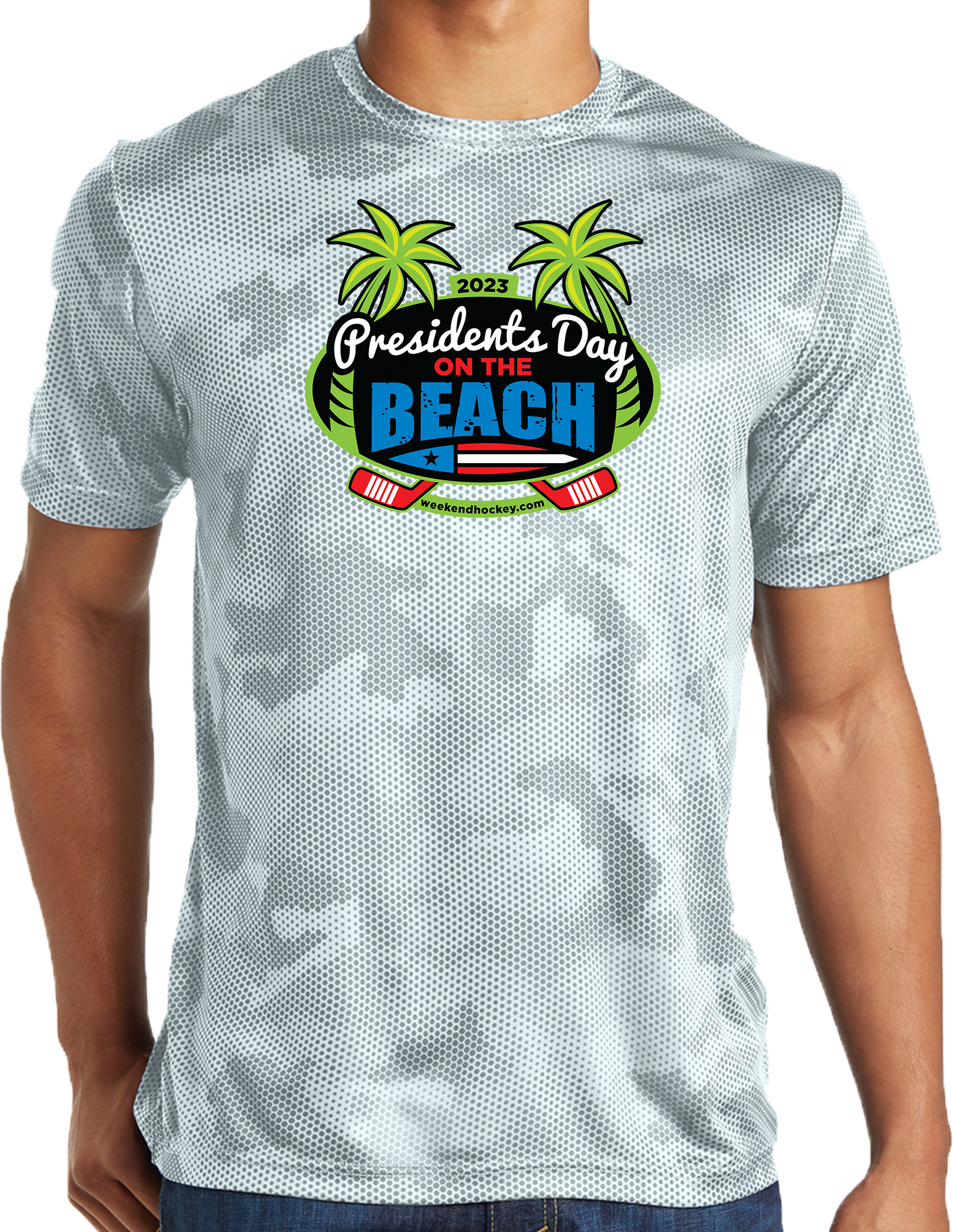 PERFORMANCE SHIRTS - 2023 Presidents Day on the Beach