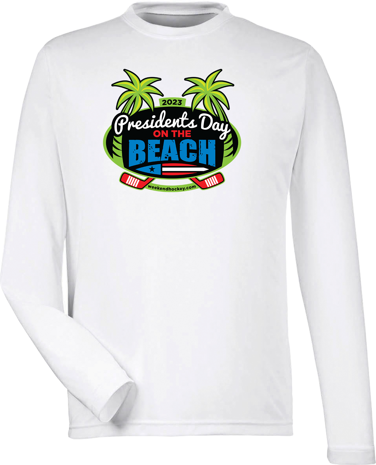 PERFORMANCE SHIRTS - 2023 Presidents Day on the Beach