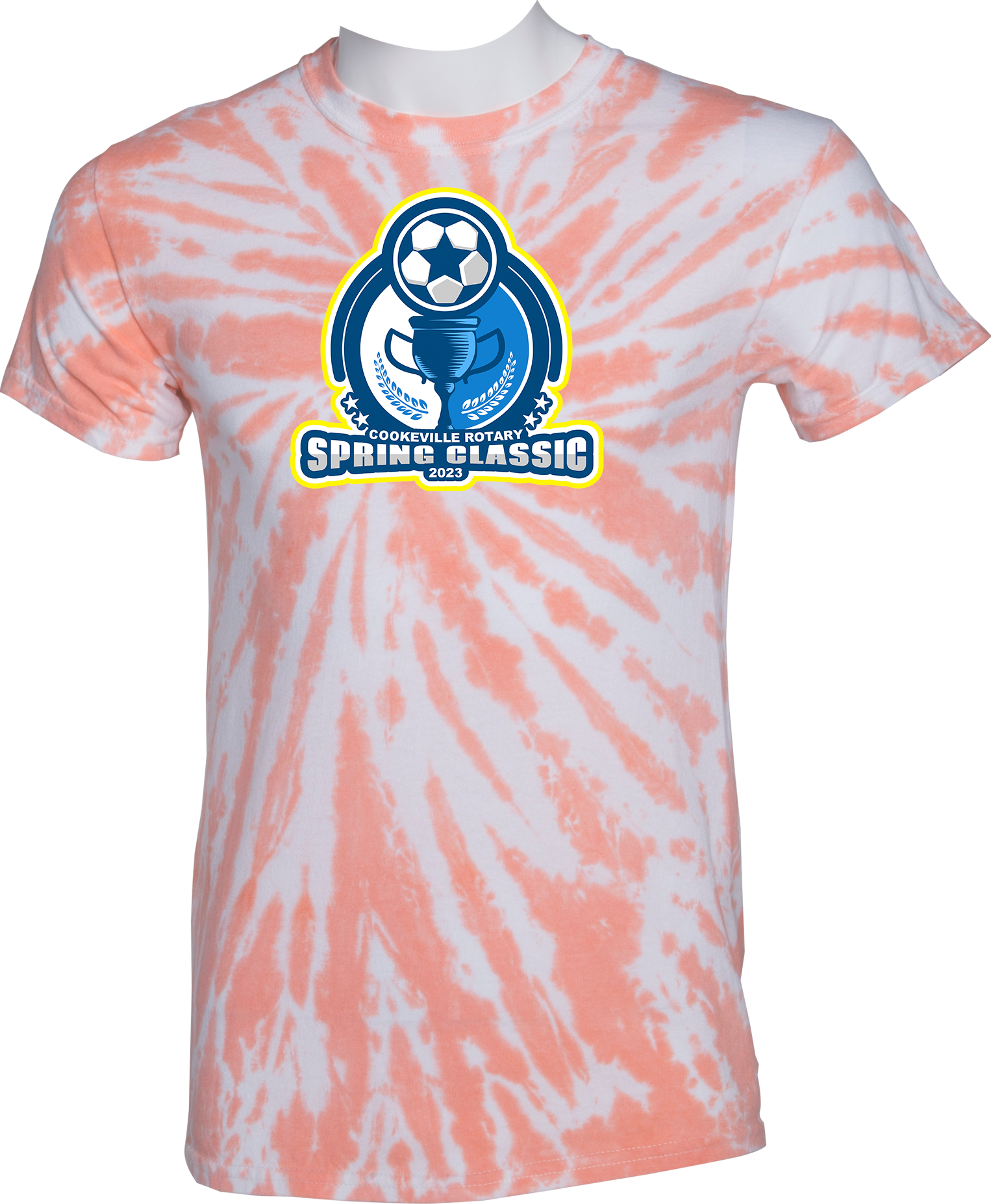 TIE-DYE SHORT SLEEVES - 2023 Cookesville Rotary Soccer Classic