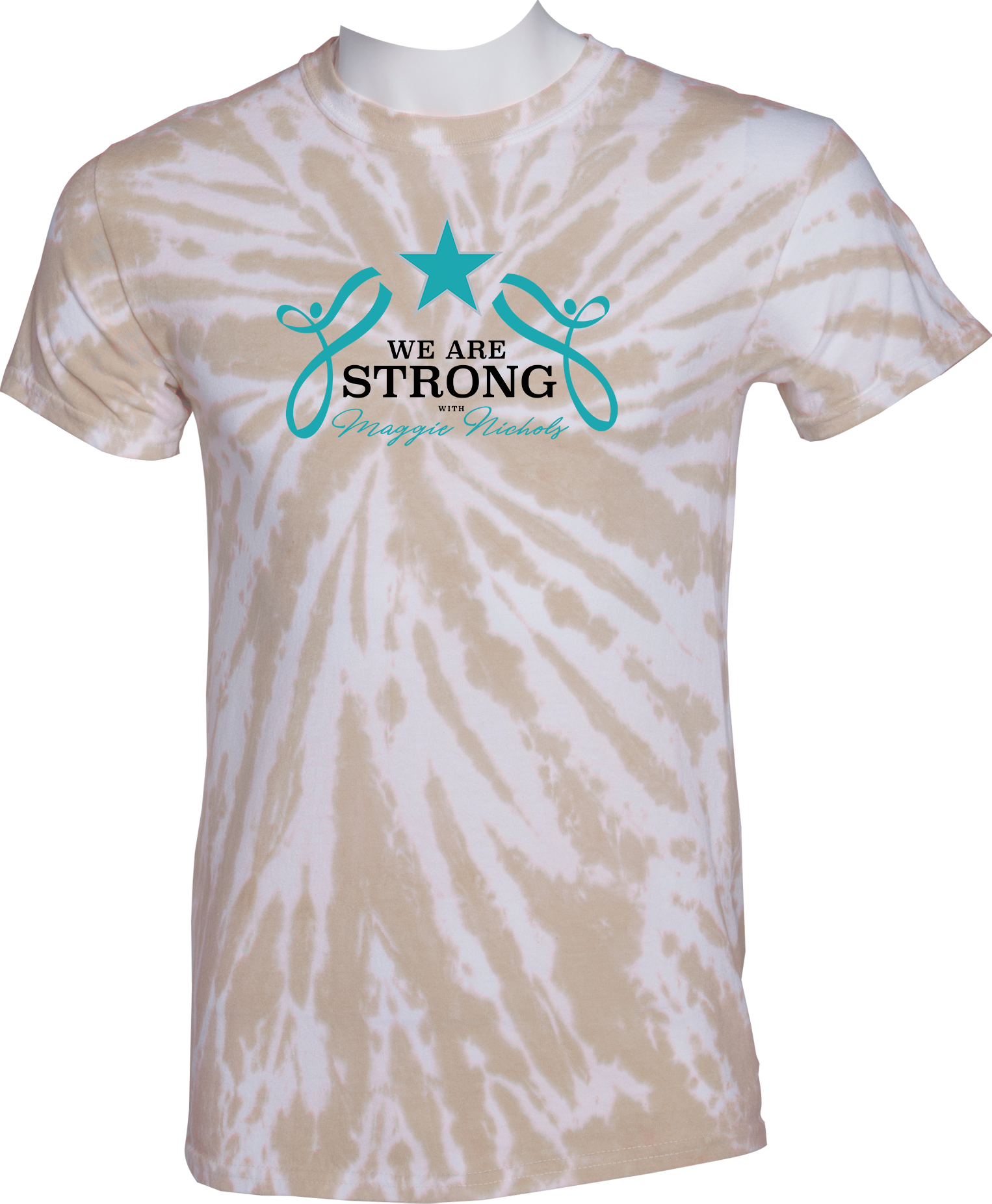 TIE-DYE SHORT SLEEVES - 2023 We Are Strong with Maggie Nichols
