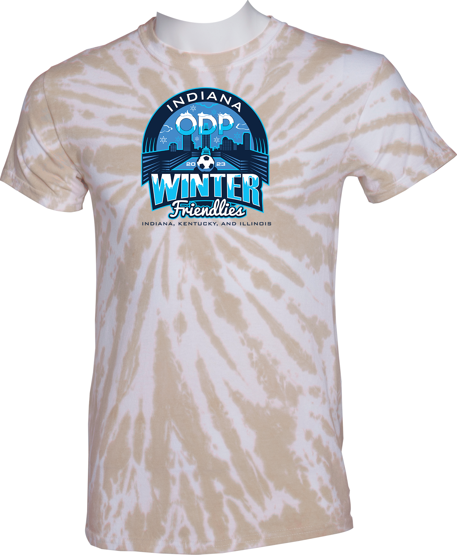 TIE-DYE SHORT SLEEVES - 2023 USYS Indiana ODP Winter Friendlies