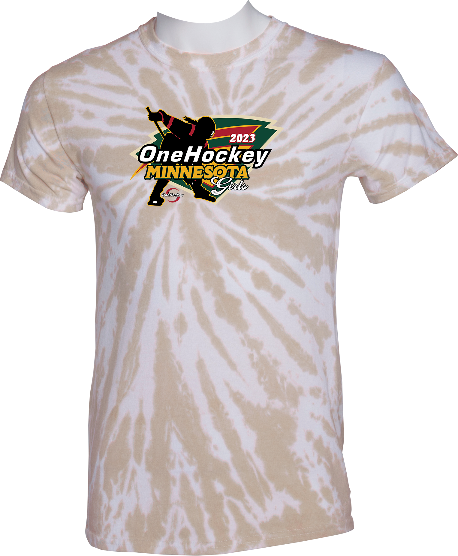 TIE-DYE SHORT SLEEVES - 2023 OneHockey Minnesota Girls