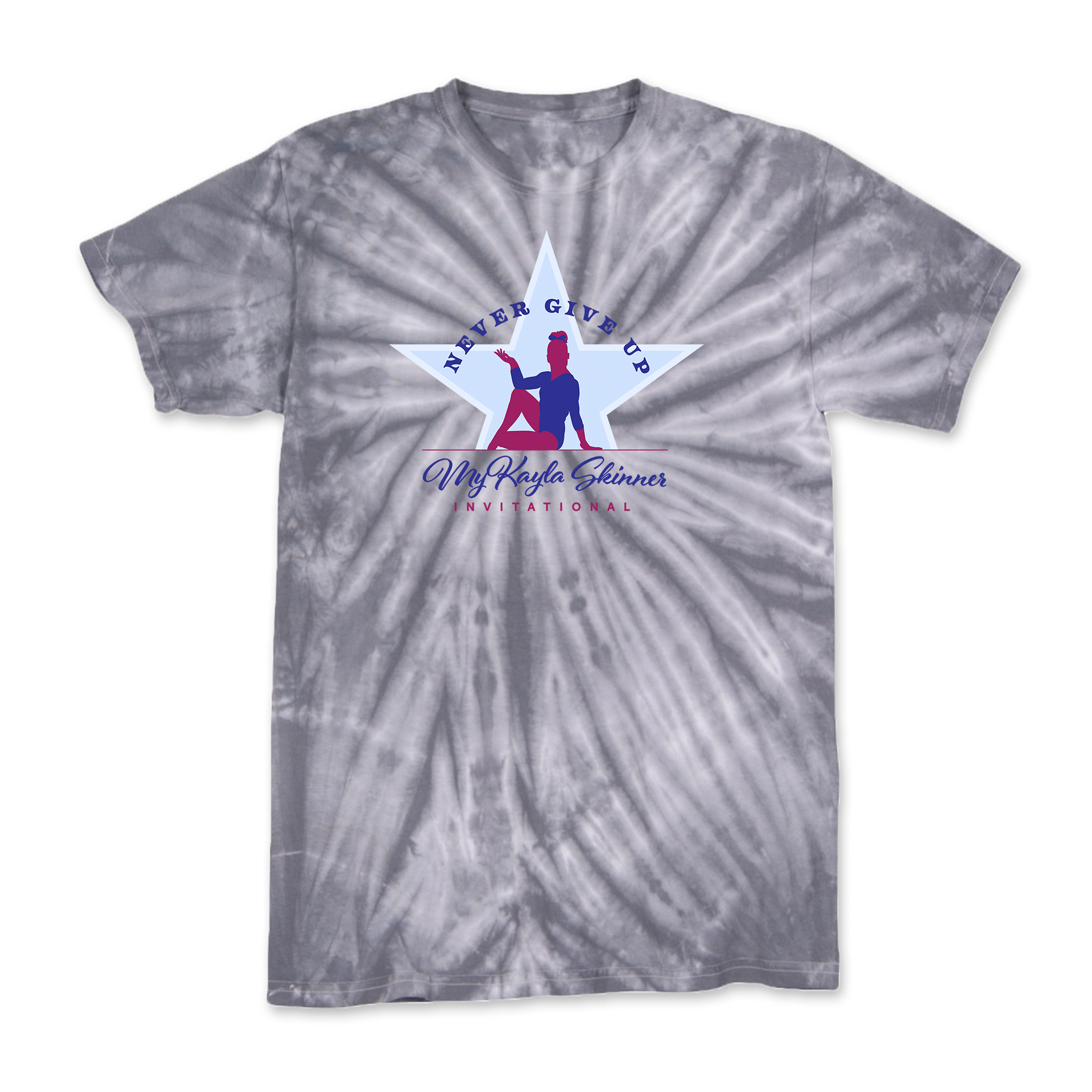 TIE-DYE SHORT SLEEVES - 2023 Never Give Up with MyKayla Skinner