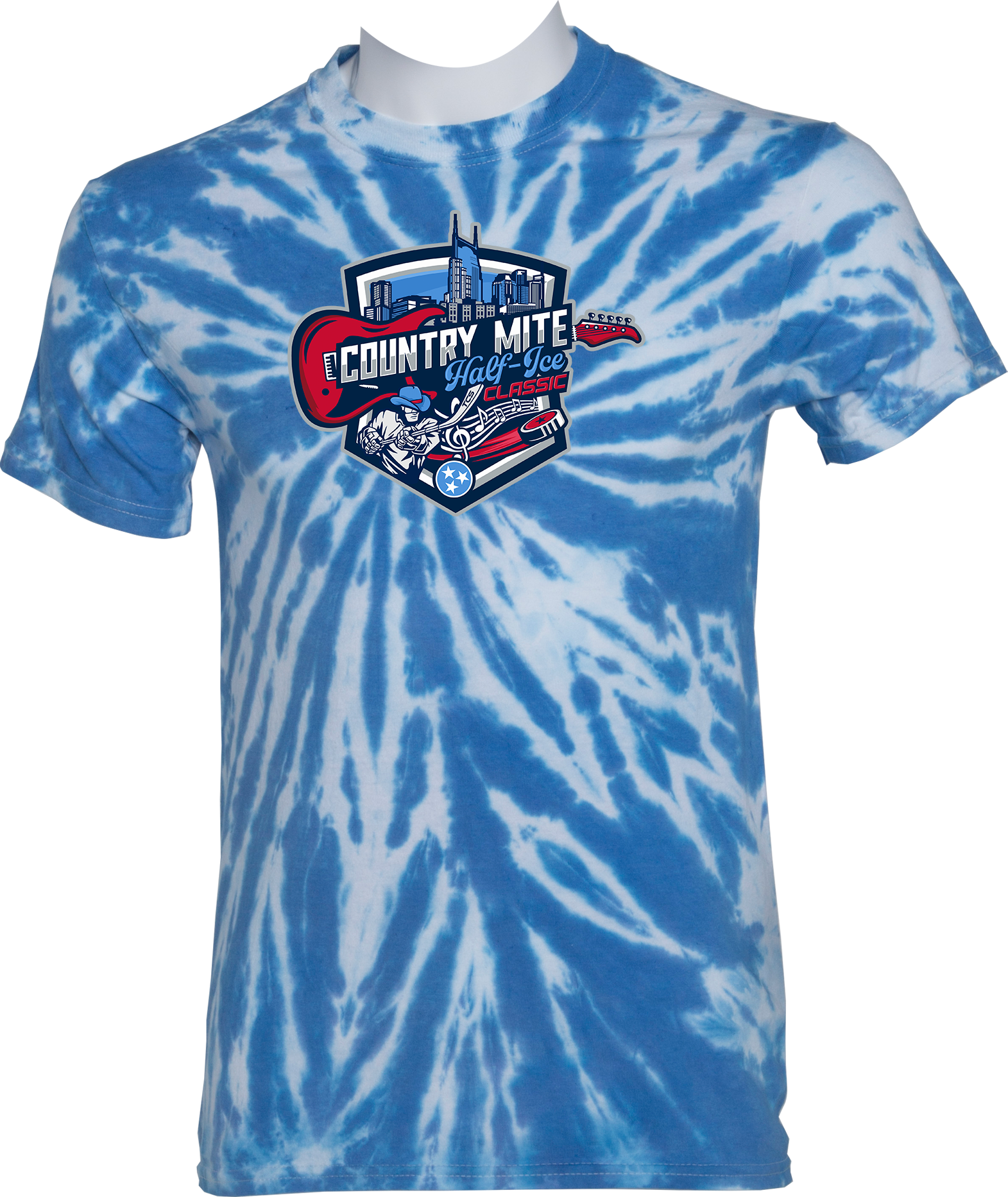 TIE-DYE SHORT SLEEVES - 2023 Country Mite Half-Ice Classic