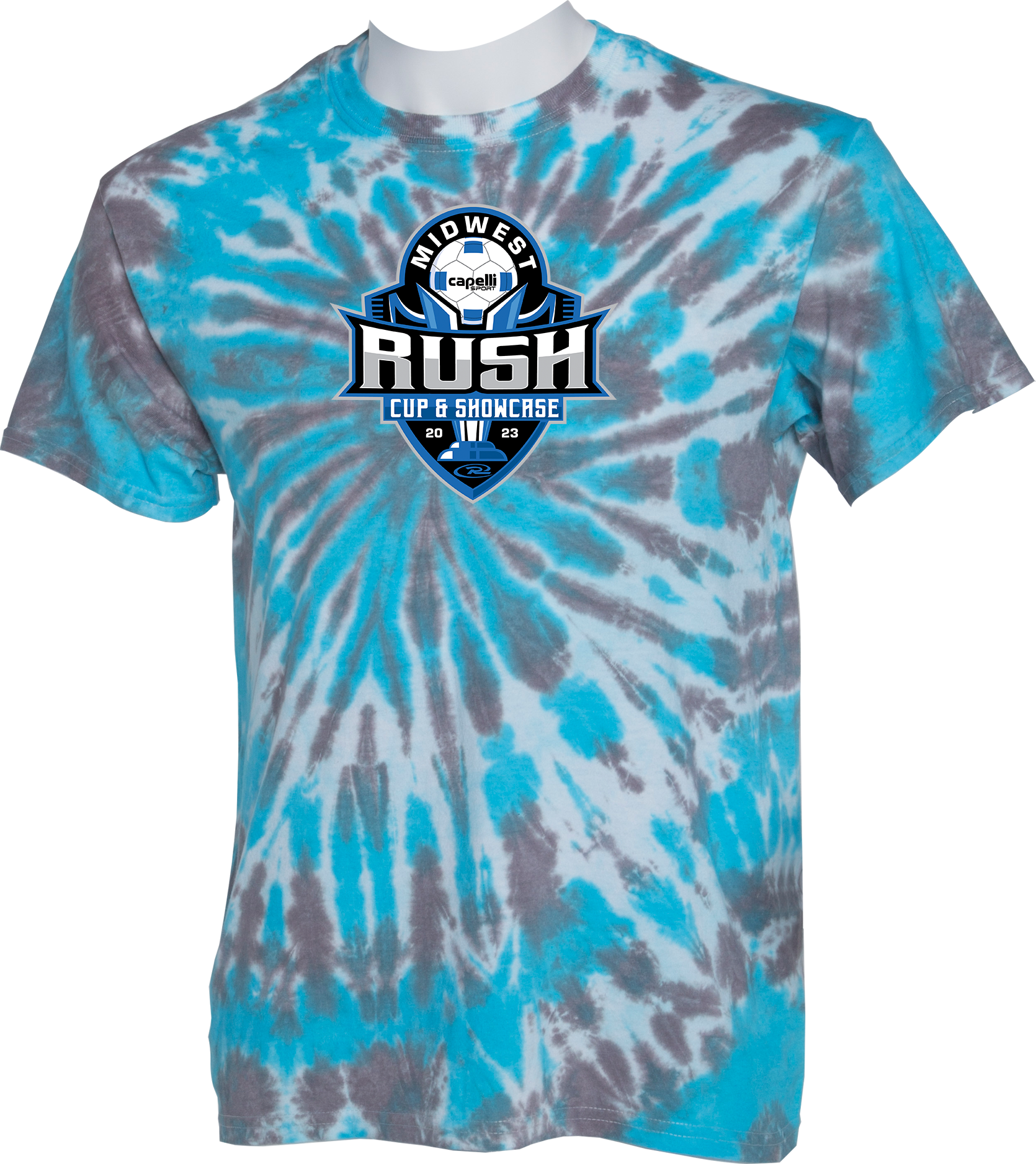 TIE-DYE SHORT SLEEVES - 2023 Midwest Rush Cup & Showcase
