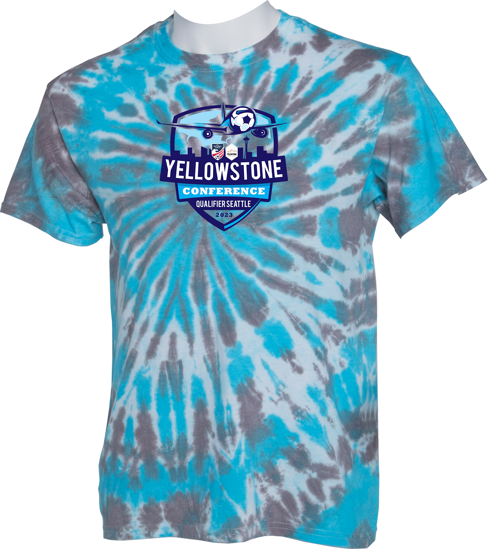 TIE-DYE SHORT SLEEVES - 2023 Yellowstone Conference Qualifier Seattle