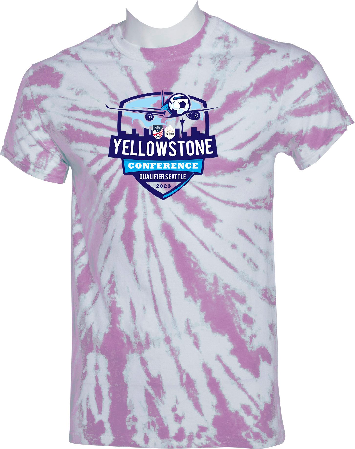 TIE-DYE SHORT SLEEVES - 2023 Yellowstone Conference Qualifier Seattle